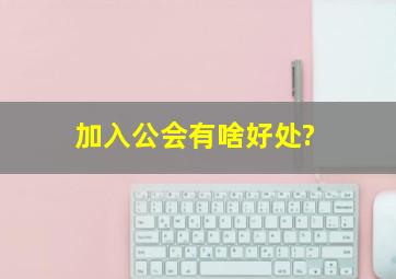 加入公会有啥好处?