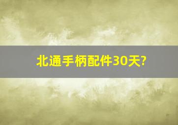 北通手柄配件30天?