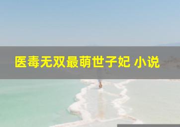 医毒无双最萌世子妃 小说