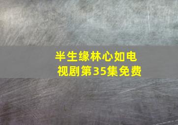 半生缘林心如电视剧第35集免费