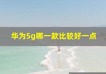 华为5g哪一款比较好一点