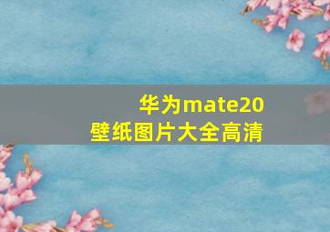 华为mate20壁纸图片大全高清