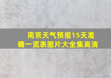 南京天气预报15天准确一览表图片大全集高清