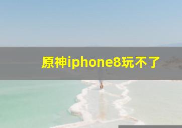 原神iphone8玩不了