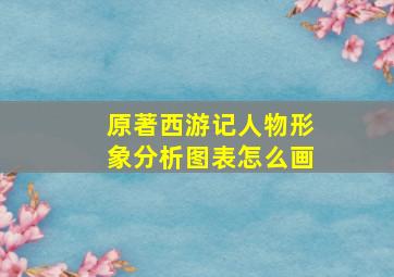 原著西游记人物形象分析图表怎么画