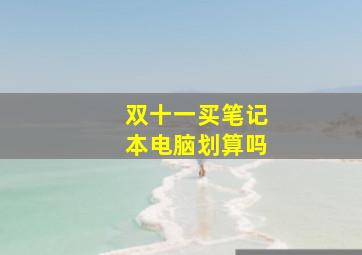 双十一买笔记本电脑划算吗