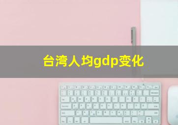 台湾人均gdp变化