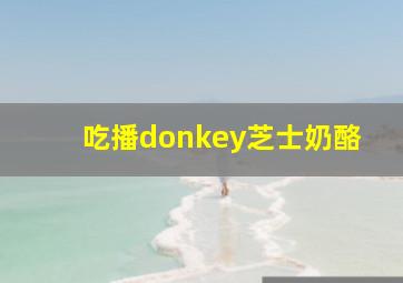 吃播donkey芝士奶酪