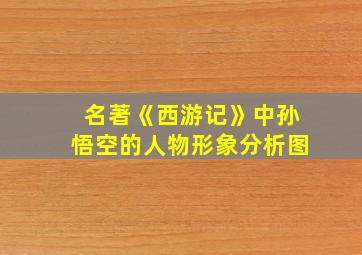 名著《西游记》中孙悟空的人物形象分析图