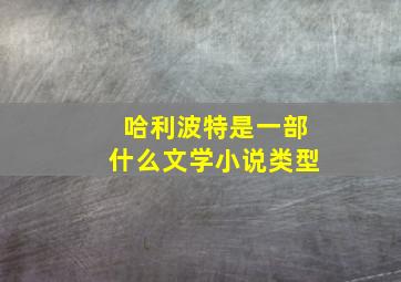 哈利波特是一部什么文学小说类型