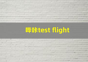 哔咔test flight