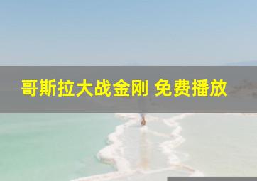 哥斯拉大战金刚 免费播放