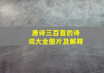 唐诗三百首的诗词大全图片及解释