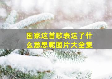 国家这首歌表达了什么意思呢图片大全集