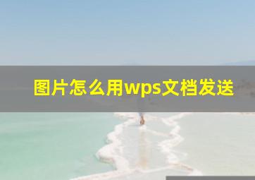 图片怎么用wps文档发送