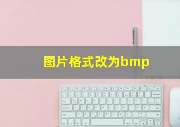 图片格式改为bmp