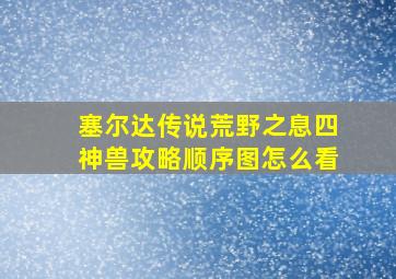 塞尔达传说荒野之息四神兽攻略顺序图怎么看