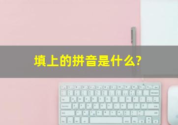 填上的拼音是什么?