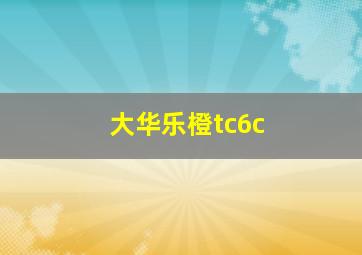 大华乐橙tc6c