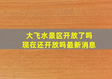 大飞水景区开放了吗现在还开放吗最新消息