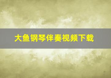 大鱼钢琴伴奏视频下载