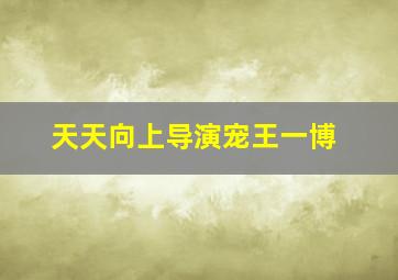 天天向上导演宠王一博