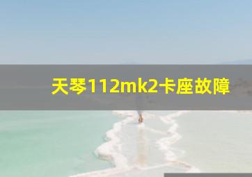 天琴112mk2卡座故障