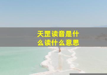 天罡读音是什么读什么意思