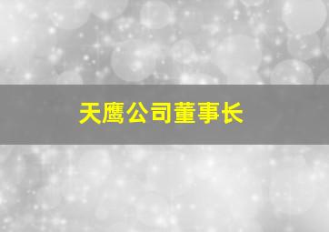 天鹰公司董事长