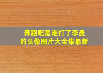 奔跑吧是谁打了李晨的头像图片大全集最新