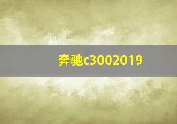 奔驰c3002019