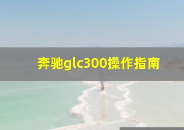 奔驰glc300操作指南