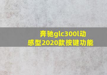 奔驰glc300l动感型2020款按键功能