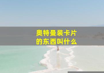 奥特曼装卡片的东西叫什么