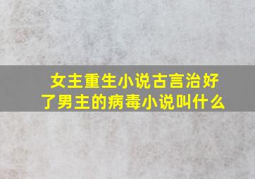 女主重生小说古言治好了男主的病毒小说叫什么