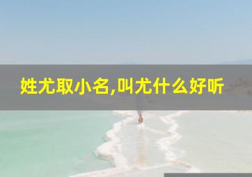 姓尤取小名,叫尤什么好听