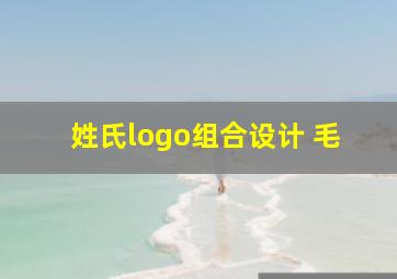 姓氏logo组合设计 毛