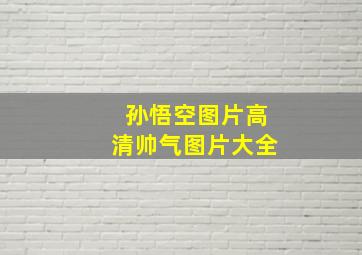 孙悟空图片高清帅气图片大全