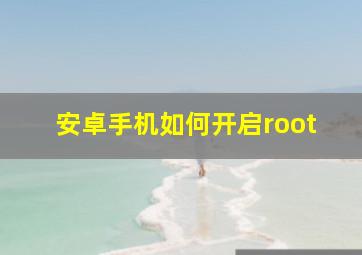 安卓手机如何开启root