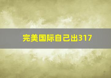 完美国际自己出317