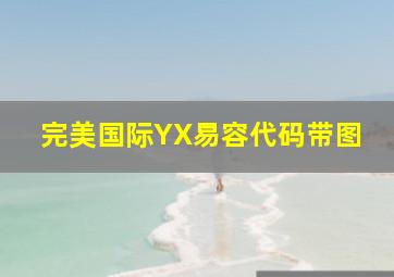 完美国际YX易容代码带图