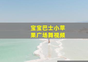 宝宝巴士小苹果广场舞视频