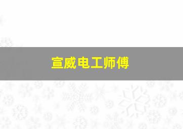 宣威电工师傅