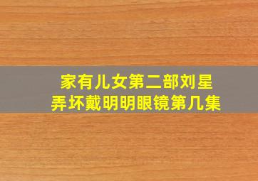 家有儿女第二部刘星弄坏戴明明眼镜第几集