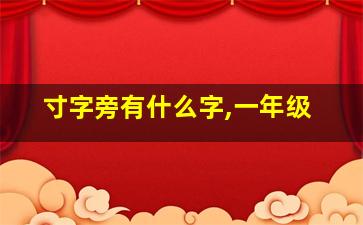 寸字旁有什么字,一年级