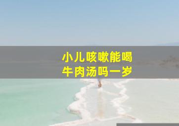 小儿咳嗽能喝牛肉汤吗一岁