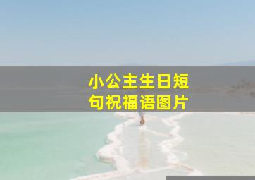 小公主生日短句祝福语图片