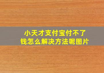 小天才支付宝付不了钱怎么解决方法呢图片