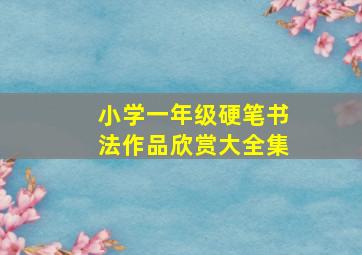 小学一年级硬笔书法作品欣赏大全集