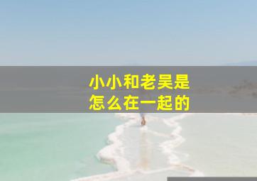 小小和老吴是怎么在一起的